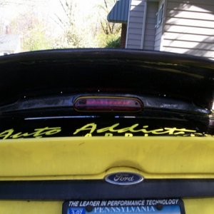 Carbon fiber whale tail 3